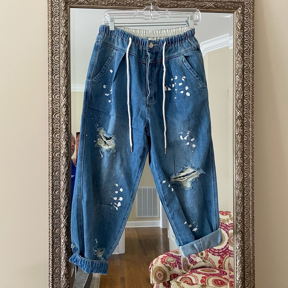 NWT baggy painters jeans - small